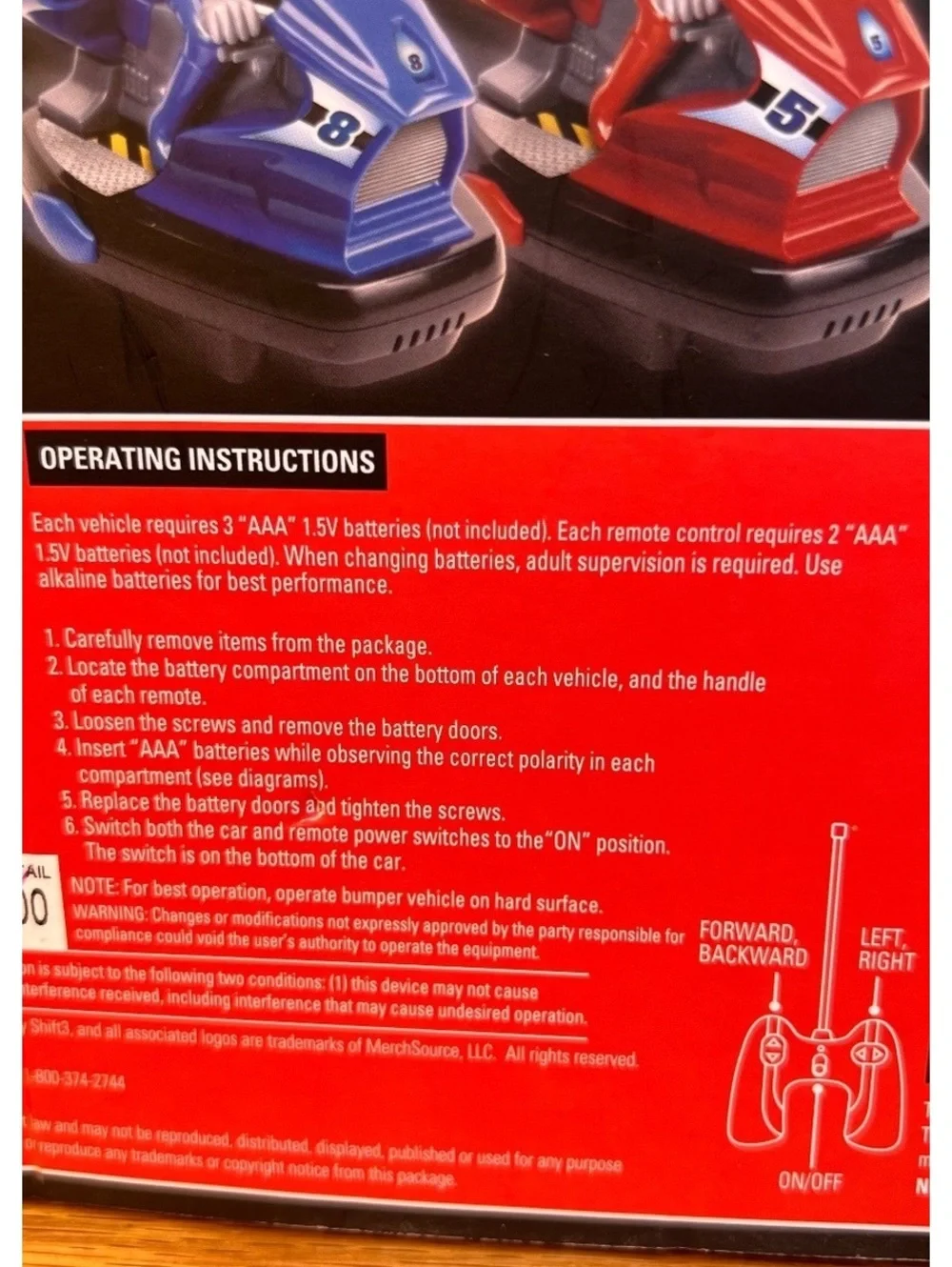 The Black Series Speed Bumpers Head-2-Head RC Vehicles - 2 Player Action